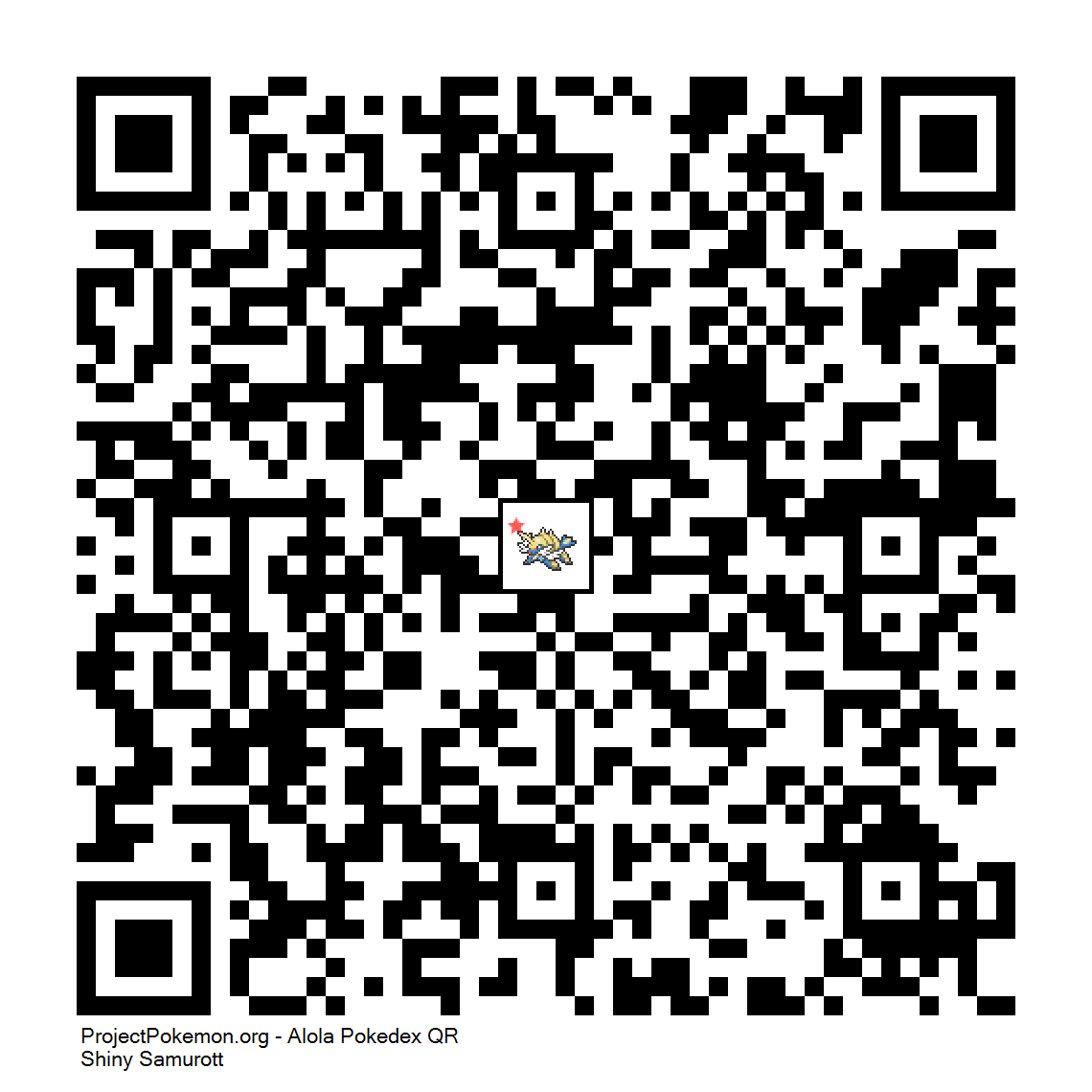 Cdigo QR de Samurott variocolor